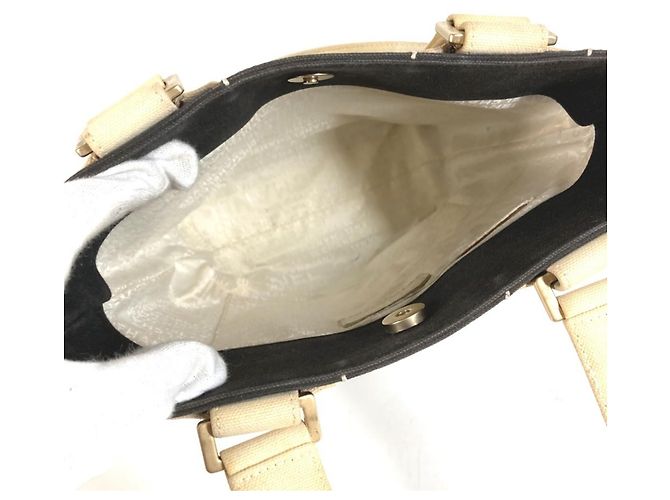 Borsa Chanel Chocolate Bar CC Nero Bianco - vista 10