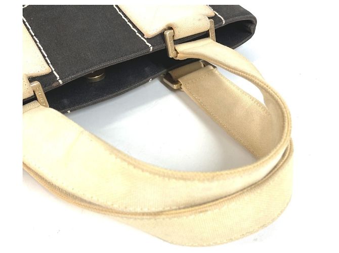 Borsa Chanel Chocolate Bar CC Nero Bianco - vista 9