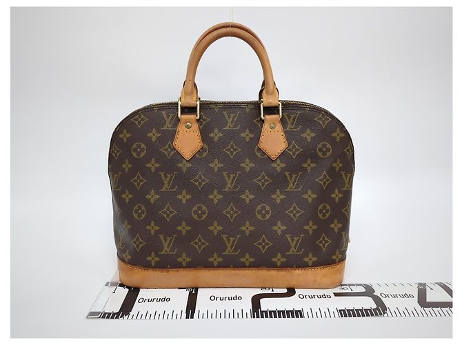 Borsa Louis Vuitton Alma Monogram Canvas PM Marrone - vista 2