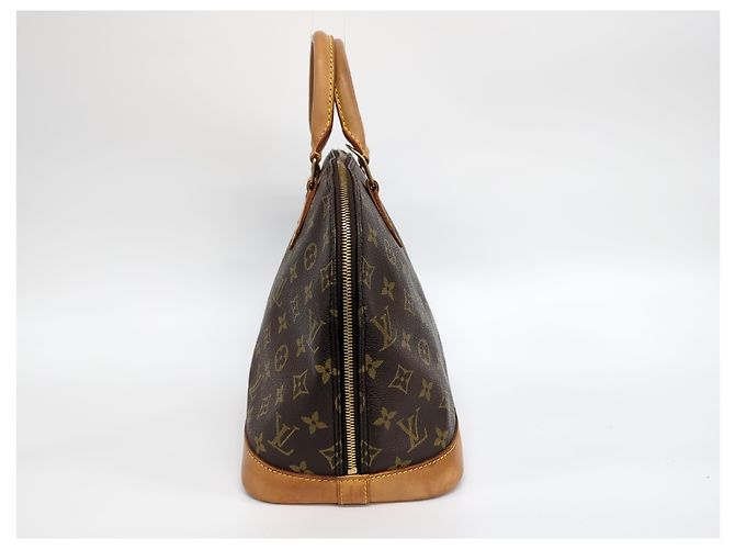 Borsa Louis Vuitton Alma Monogram Canvas PM Marrone - vista 7