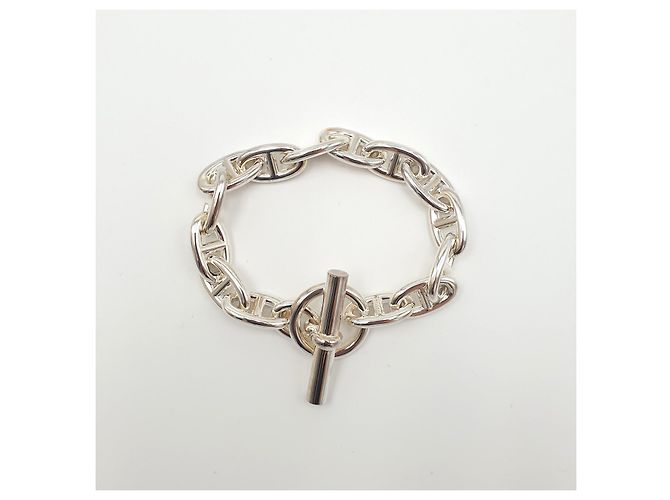 Hermès Bracciale Chaîne d'Ancre GM Argento, Misura 14 - vista 3