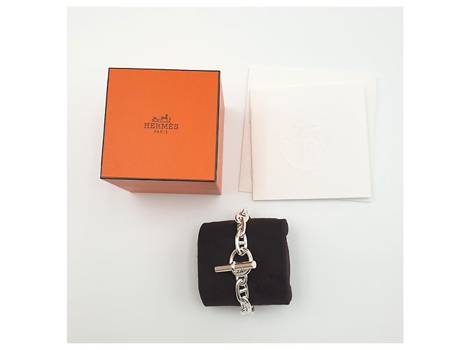 Hermès Bracciale Chaîne d'Ancre GM Argento, Misura 14 - vista 4