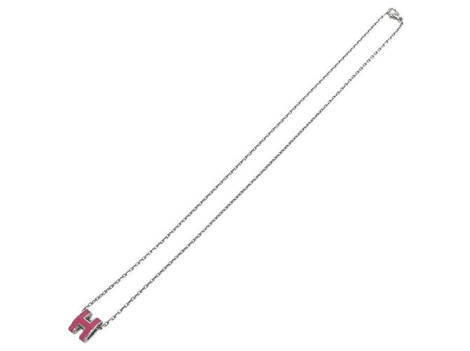 Collana Pop H MINI 147992FP Hermès Argento Rosa - vista 2