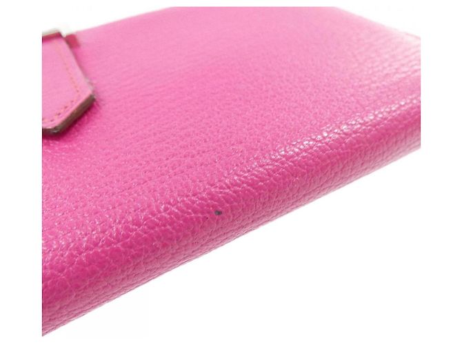 Hermès Cartera Hermes Bearn Soufflé Rosa - vista 3