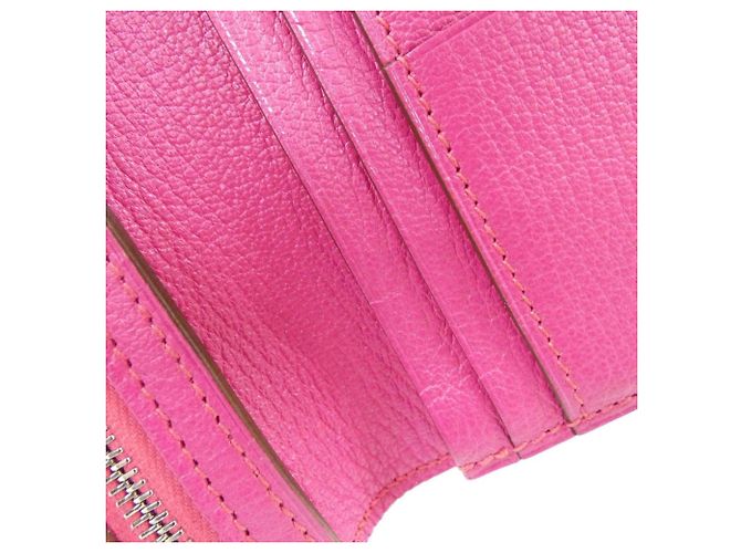 Hermès Cartera Hermes Bearn Soufflé Rosa - vista 9