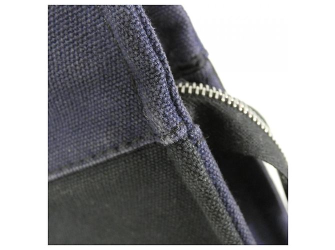 Hermès Pochette Fourre-Tout Hermes Nero Blu navy - vista 4