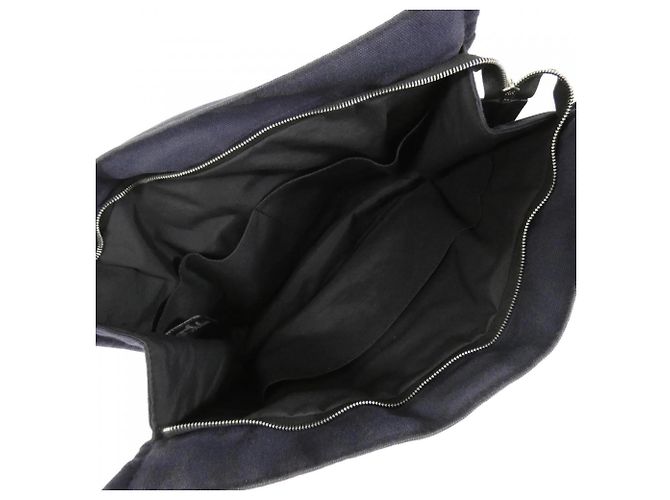 Hermès Pochette Fourre-Tout Hermes Nero Blu navy - vista 6