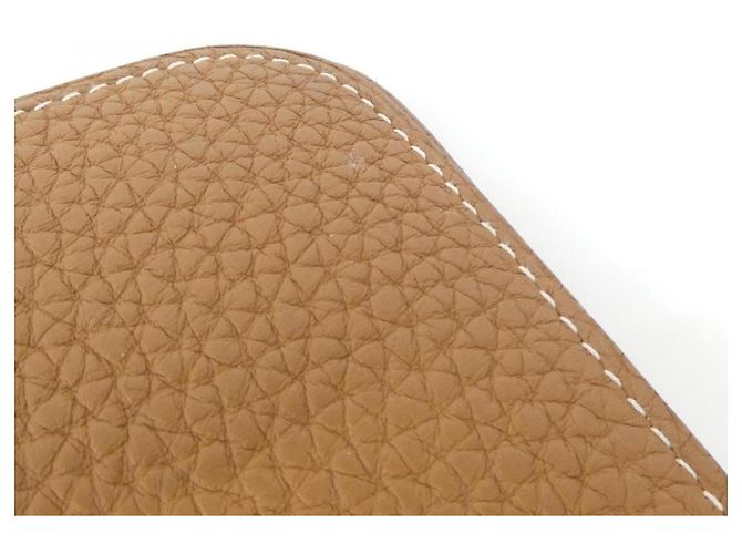 Cartera Hermès Dogon Duo Castaño - vista 3