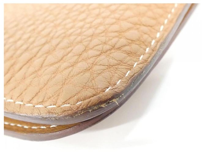 Cartera Hermès Dogon Duo Castaño - vista 5