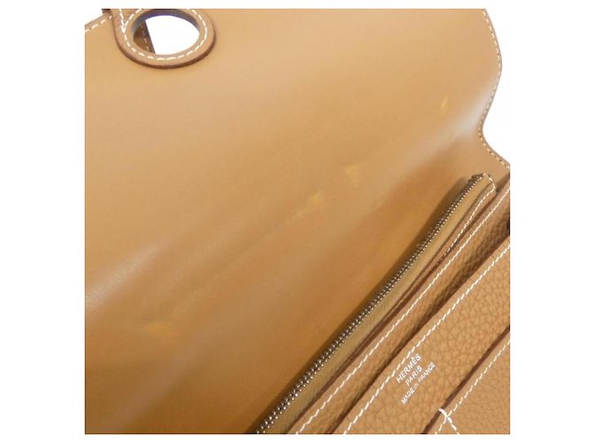 Cartera Hermès Dogon Duo Castaño - vista 8