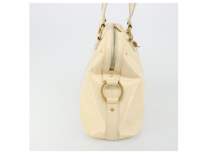 Saint Laurent Muse Shoulder Leather Small Bianco - vista 3