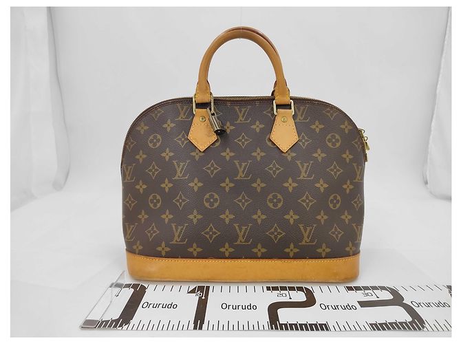 Borsa Louis Vuitton Alma Monogram Canvas PM Marrone - vista 2