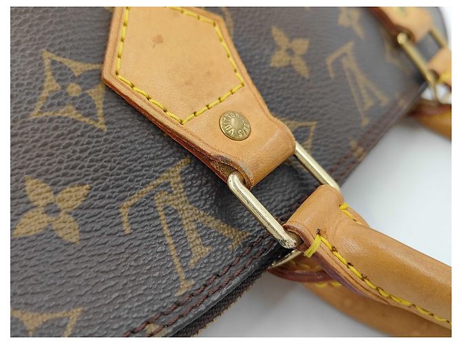 Borsa Louis Vuitton Alma Monogram Canvas PM Marrone - vista 4
