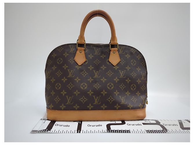 Borsa Louis Vuitton Alma Monogram Canvas PM Marrone - vista 2