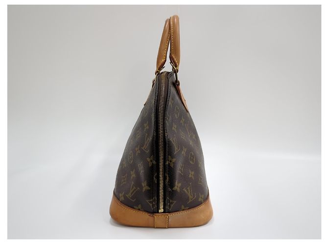 Borsa Louis Vuitton Alma Monogram Canvas PM Marrone - vista 6