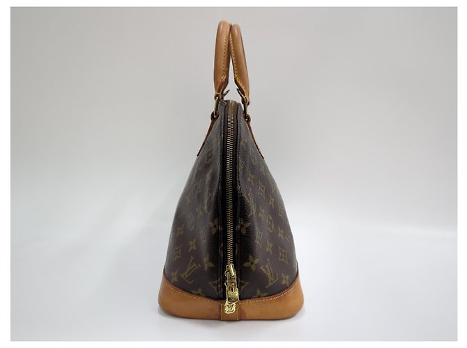 Borsa Louis Vuitton Alma Monogram Canvas PM Marrone - vista 7
