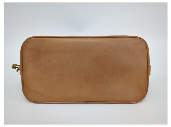 Borsa Louis Vuitton Moon Alma in Tela Monogram Beige - vista 5