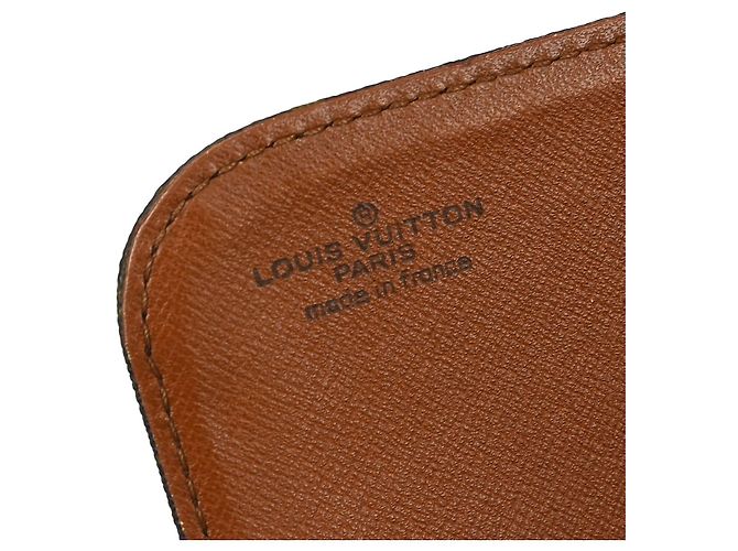 Borsa Louis Vuitton Cartouchiere Monogram Canvas GM Marrone - vista 4