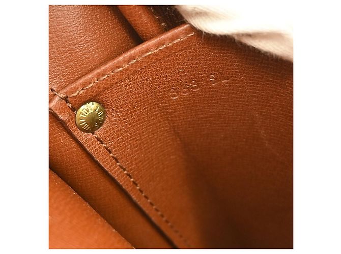 Borsa Louis Vuitton Cartouchiere Monogram Canvas GM Marrone - vista 5