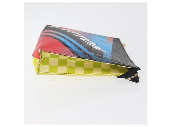 Louis Vuitton Necessaire Edizione Limitata Race Print Canvas 26 Multicolore - vista 3