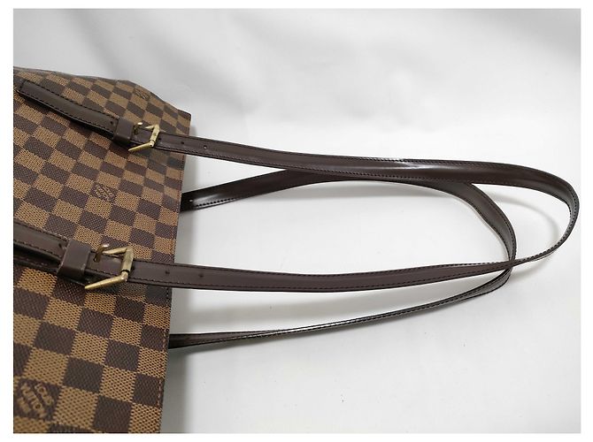 Borsa Louis Vuitton Chelsea Damier Marrone - vista 3