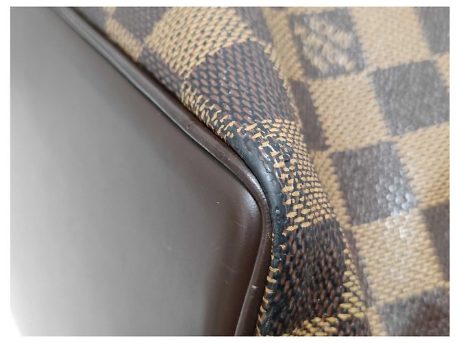 Borsa Louis Vuitton Chelsea Damier Marrone - vista 7