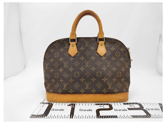 Borsa Louis Vuitton Alma Monogram Canvas PM Marrone - vista 2
