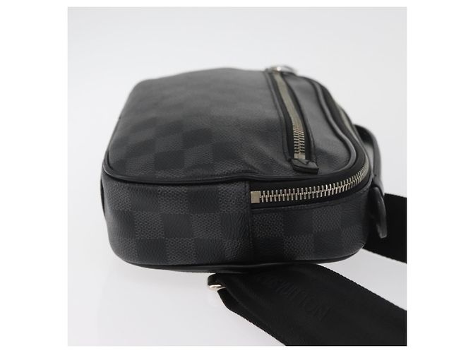 Louis Vuitton Ambler Waist Damier Graphite Marrone - vista 3