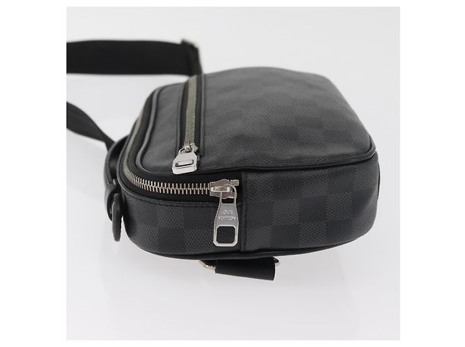 Louis Vuitton Ambler Waist Damier Graphite Marrone - vista 4
