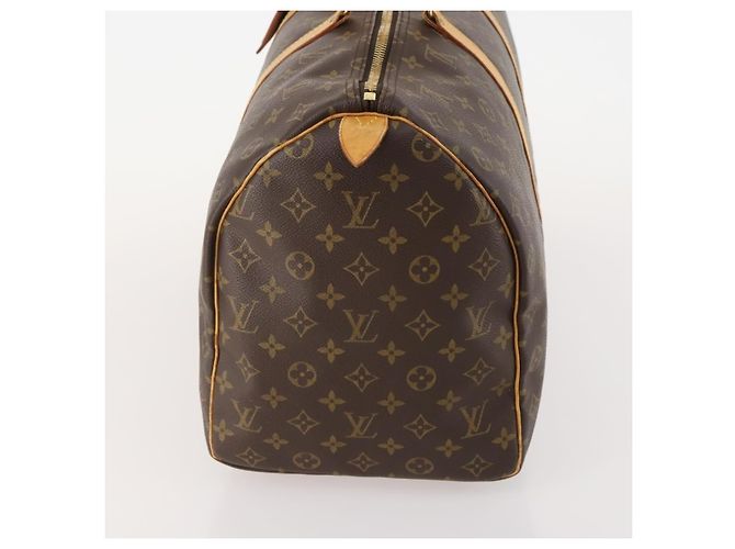 Louis Vuitton Keepall Monogram Canvas 50 Marrone - vista 3