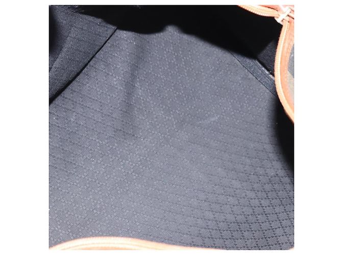 Fendi Vintage Pequin Boston Coated Canvas Large Marrone - vista 5
