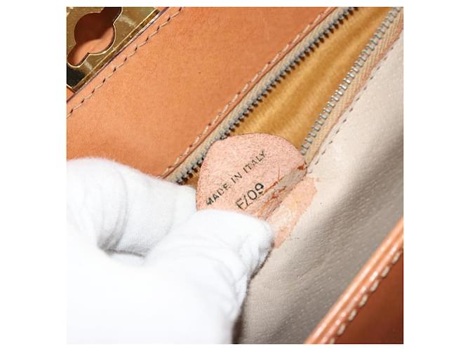 Céline Celine Vintage Macadam Canvas Marrone - vista 7