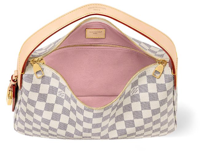 Borsa Louis Vuitton Damier Azur Slouchy PM Damier ebene - vista 2