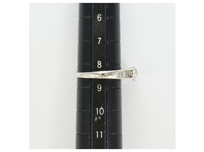 Autre Marque 18K Weißgold- und Gelbdiamant-Ring Golden - Ansicht 7