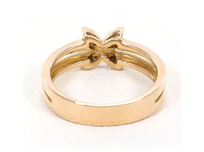 Autre Marque 18K Roségold Diamantring Golden - Ansicht 3