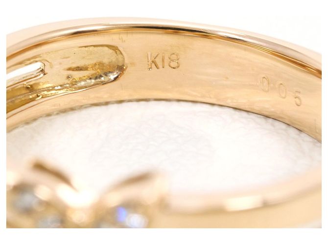 Autre Marque 18K Roségold Diamantring Golden - Ansicht 4