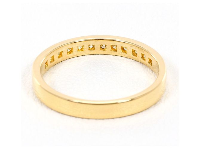 Autre Marque 18K Gelbgold-Ring mit Diamant Golden - Ansicht 3