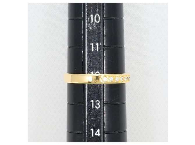 Autre Marque 18K Gelbgold-Ring mit Diamant Golden - Ansicht 6