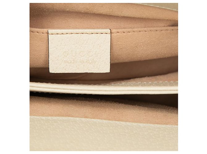 Bolsa de Ombro Gucci Ophidia GG Marmont Chain Multicor Bege - vista 5