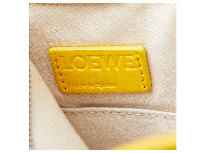 Sac à bandoulière Loewe Anagram Jaune - vue 7