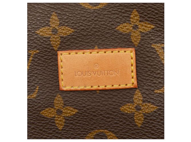 Borsa a tracolla Louis Vuitton Monogram Saumur 35 Marrone - vista 13