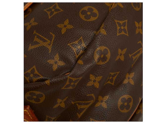 Borsa a tracolla Louis Vuitton Monogram Saumur 35 Marrone - vista 5