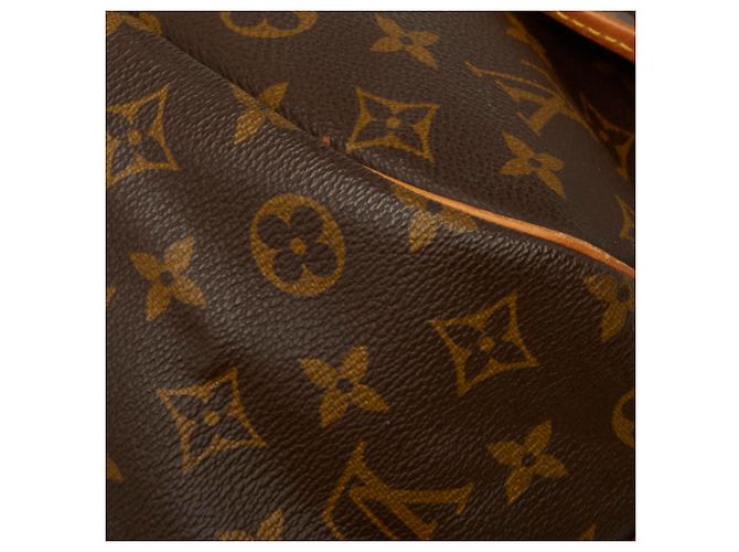 Borsa a tracolla Louis Vuitton Monogram Saumur 35 Marrone - vista 8