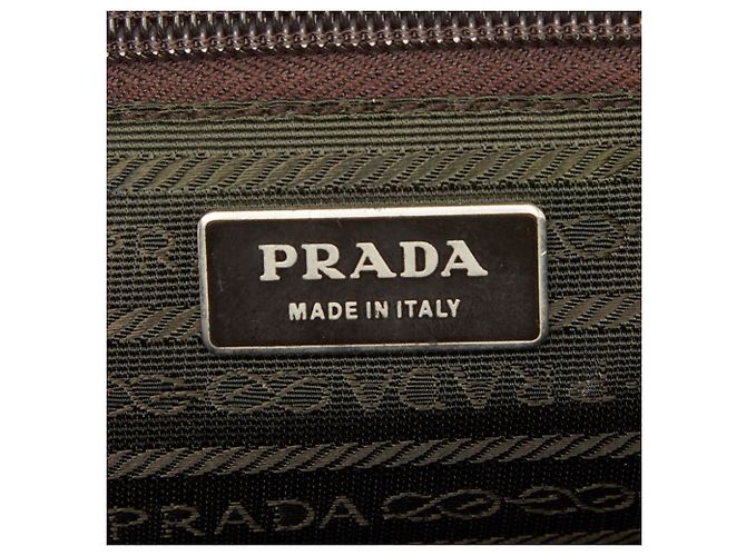 Borsa Boston in pelle gialla Prada Giallo - vista 13