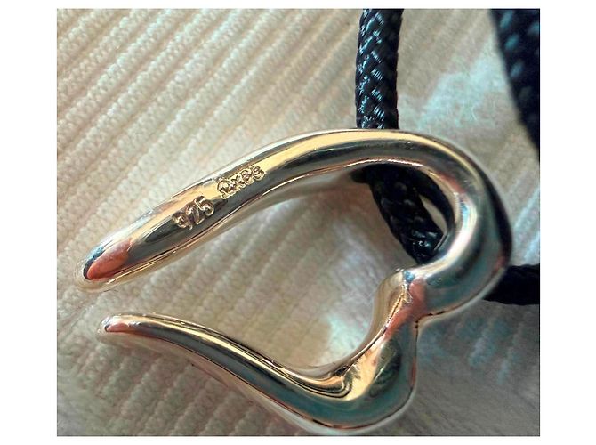 Autre Marque MINAS Darling Heart Collana in Argento 925 e Cordino Nero Multicolore - vista 7