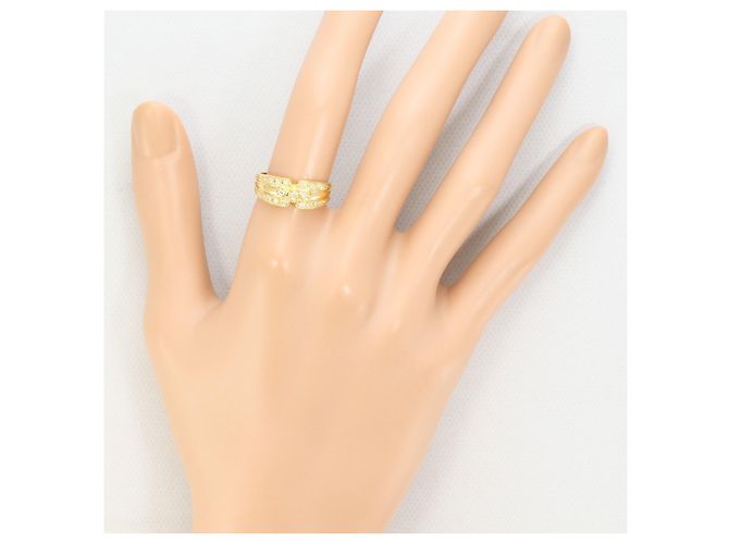 Autre Marque 18K Gelbgold-Ring mit Diamant Golden - Ansicht 6