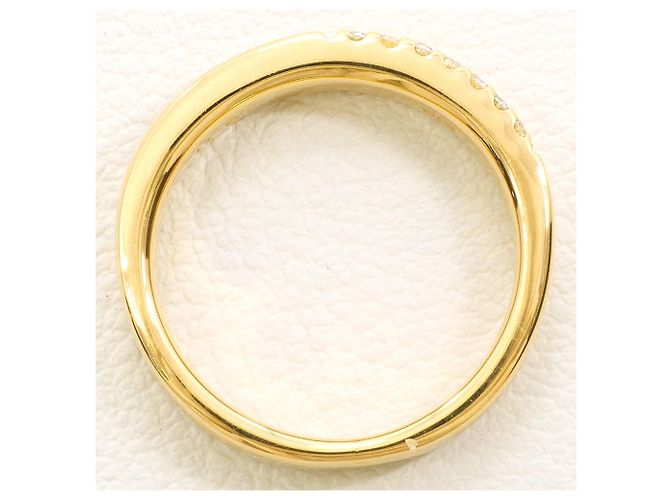 Autre Marque 18K Gelbgold-Ring mit Diamant Golden - Ansicht 3