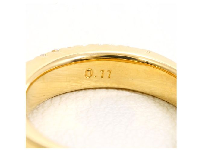 Autre Marque 18K Gelbgold-Ring mit Diamant Golden - Ansicht 6