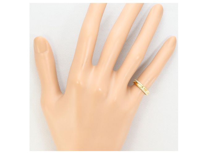 Autre Marque 18K Gelbgold-Ring mit Diamant Golden - Ansicht 7