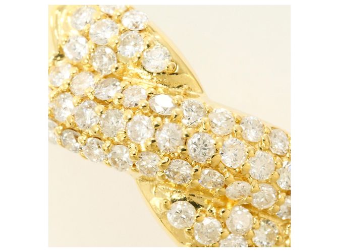 Autre Marque 18K Gelbgold-Ring mit Diamant Golden - Ansicht 2